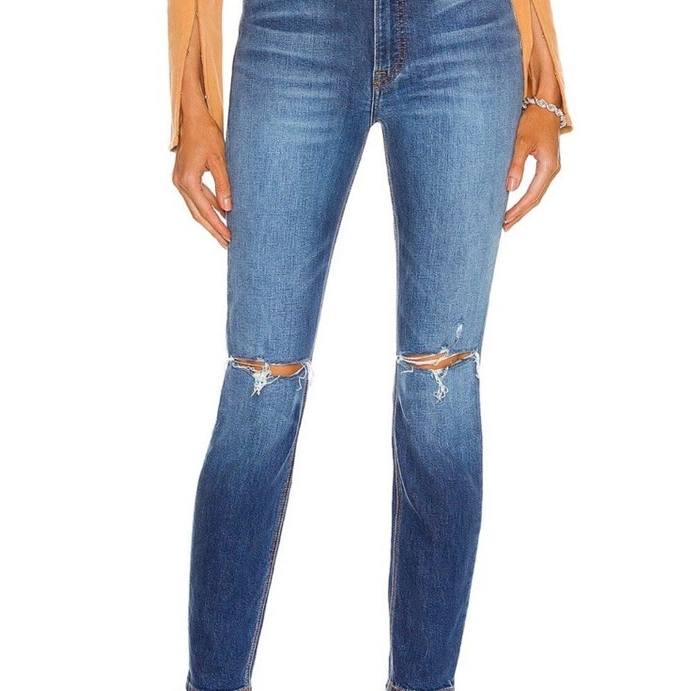 Womens GRLFRND Kendall High Rise Stretch Skinny Jeans Central Park Size 27 EUC